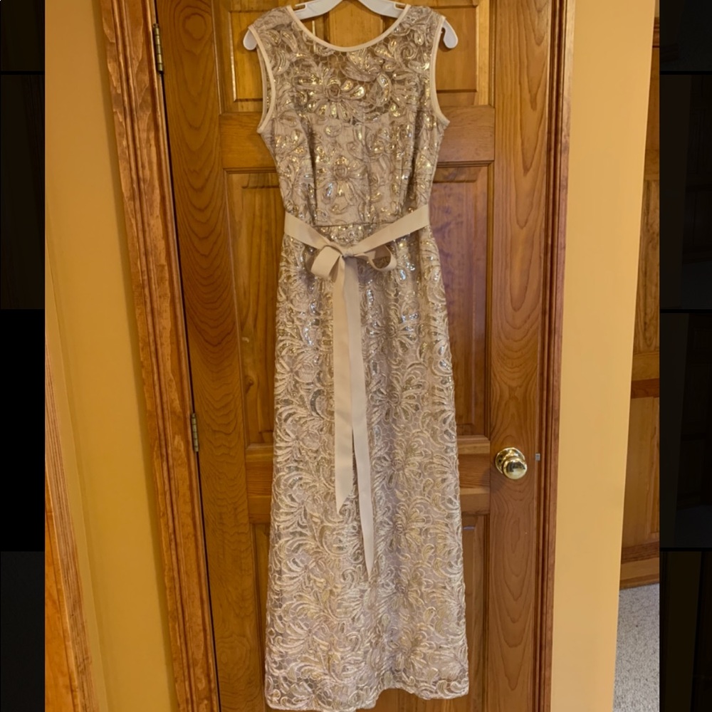 Gold Lace Gown